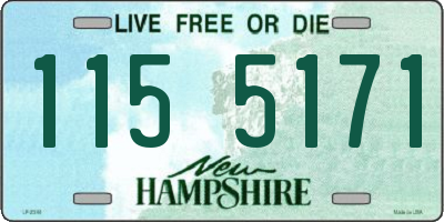 NH license plate 1155171