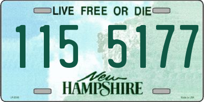 NH license plate 1155177