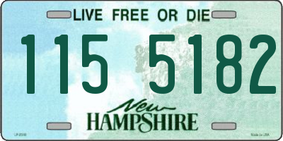 NH license plate 1155182