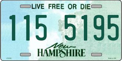 NH license plate 1155195