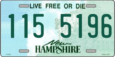 NH license plate 1155196