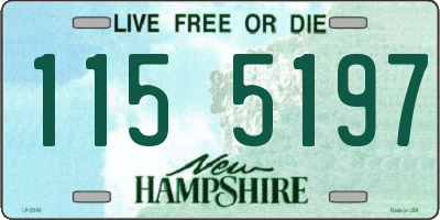 NH license plate 1155197