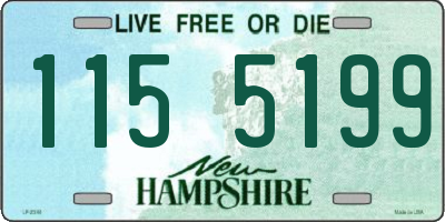 NH license plate 1155199