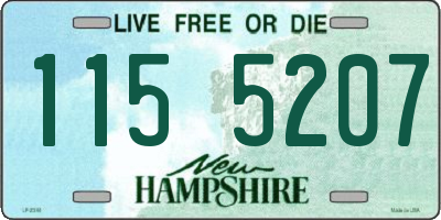 NH license plate 1155207