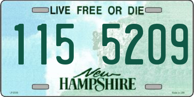 NH license plate 1155209