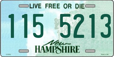 NH license plate 1155213