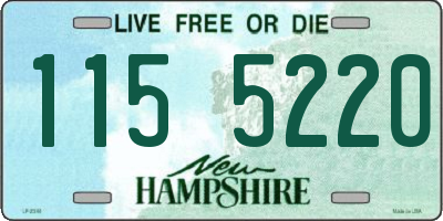 NH license plate 1155220