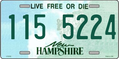 NH license plate 1155224