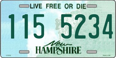 NH license plate 1155234