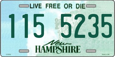 NH license plate 1155235