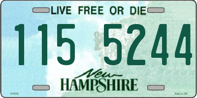 NH license plate 1155244