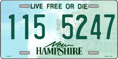 NH license plate 1155247
