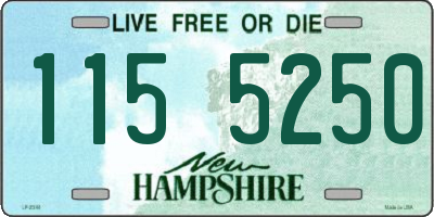 NH license plate 1155250