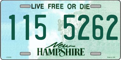 NH license plate 1155262