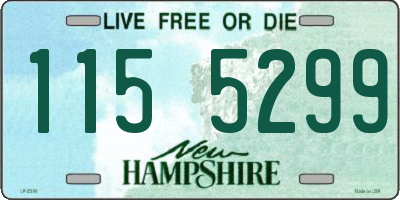 NH license plate 1155299