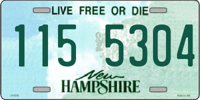 NH license plate 1155304
