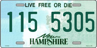 NH license plate 1155305