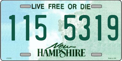 NH license plate 1155319