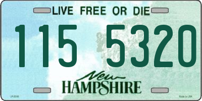 NH license plate 1155320