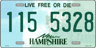 NH license plate 1155328