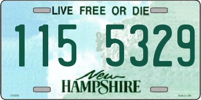 NH license plate 1155329