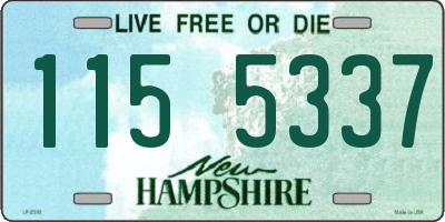 NH license plate 1155337