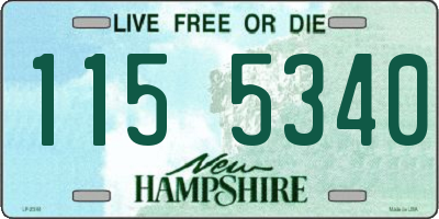 NH license plate 1155340