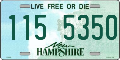 NH license plate 1155350