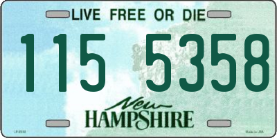 NH license plate 1155358