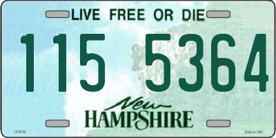 NH license plate 1155364