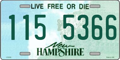 NH license plate 1155366