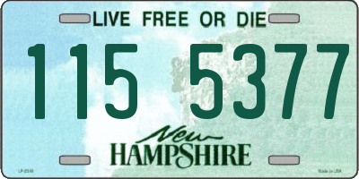 NH license plate 1155377