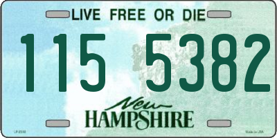 NH license plate 1155382