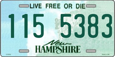 NH license plate 1155383