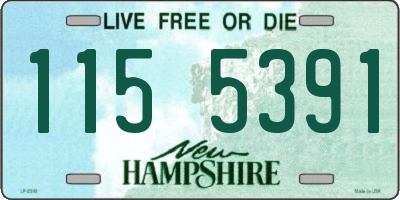 NH license plate 1155391