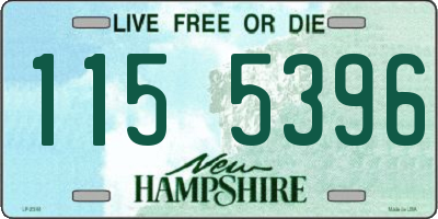 NH license plate 1155396