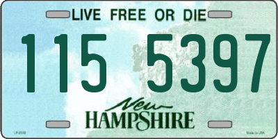 NH license plate 1155397