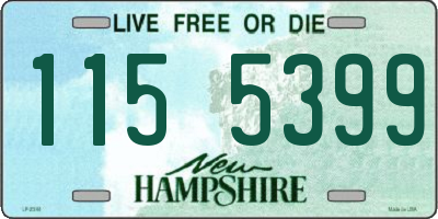 NH license plate 1155399