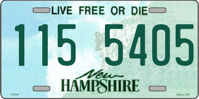 NH license plate 1155405