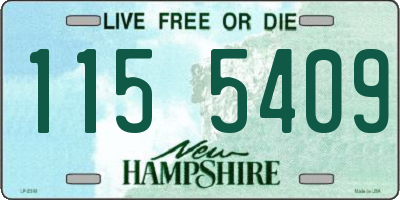NH license plate 1155409
