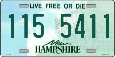 NH license plate 1155411