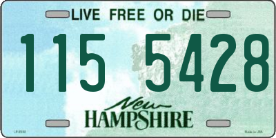 NH license plate 1155428
