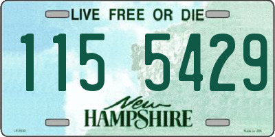 NH license plate 1155429
