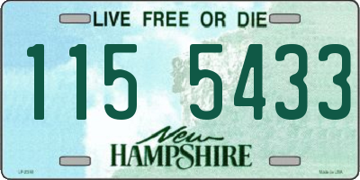 NH license plate 1155433