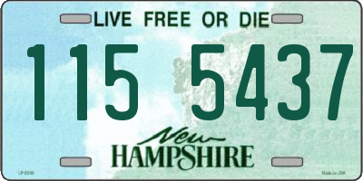 NH license plate 1155437