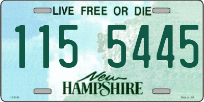NH license plate 1155445