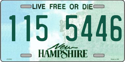 NH license plate 1155446