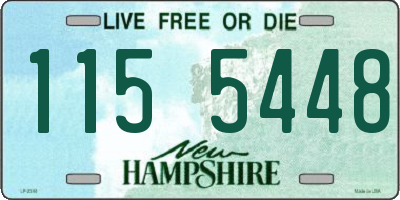 NH license plate 1155448