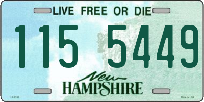 NH license plate 1155449