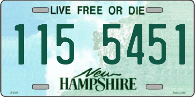 NH license plate 1155451